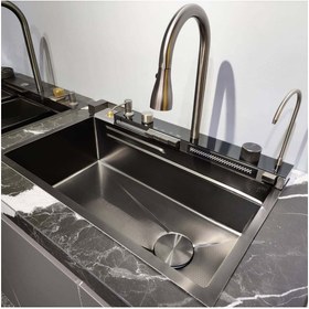 سینک پنج کلیدپیانویی 45*75 هایشین