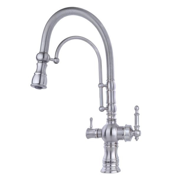 شیر فنری دو منظوره تصفیه دار سورنا رنگ کروم