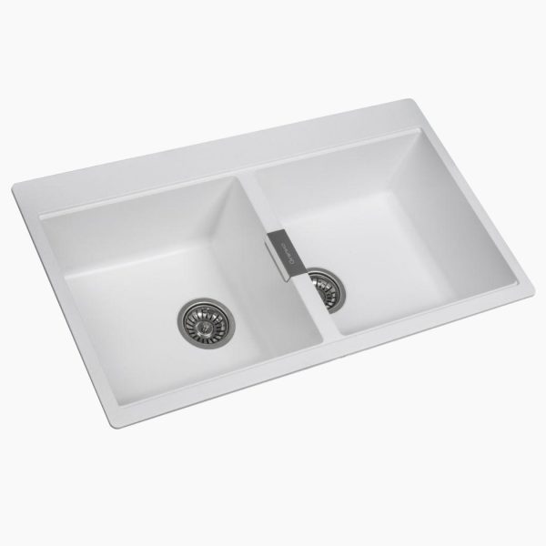 سینک گرانیتی 50*85 رنگ سفید