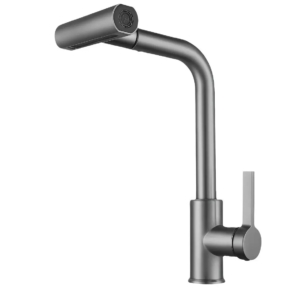 شیر ظرفشویی چهارحالته شاوری رنگ دودی