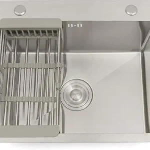 سینک تک لگن هایشین سایز 40*40 رنگ کروم